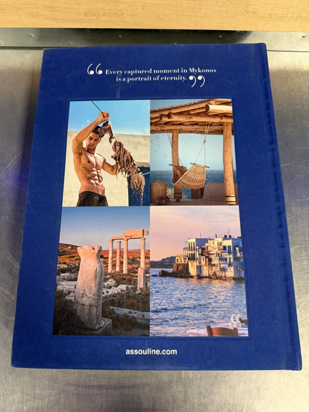 Assouline Mykonos Muse Coffee Table Book